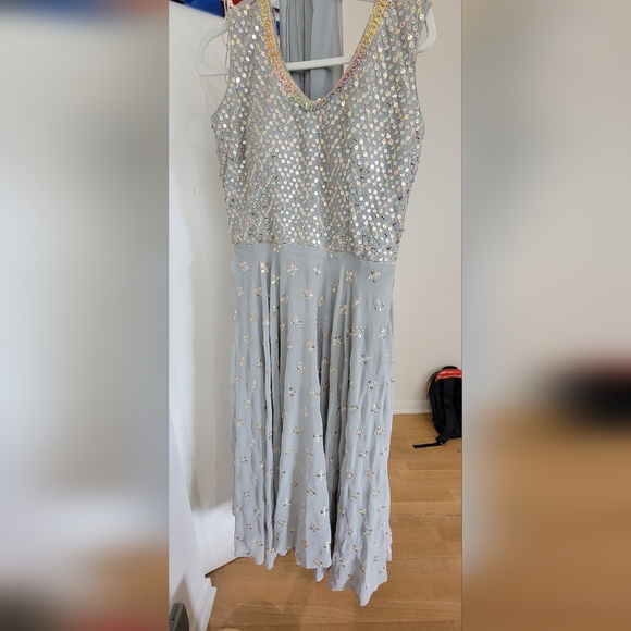 Gray Indian Dress - Picture 5 of 6